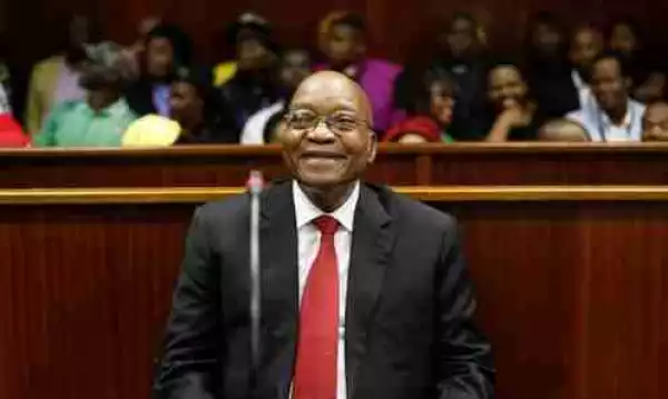 Ex SA President, Jacob Zuma All Smiles In Court As He Faces Corruption Charges (Photos)